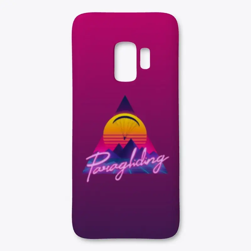 Retro Outrun Paragliding